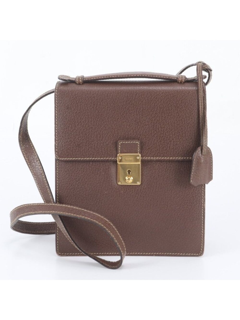 Gucci Vintage Leather 2-Way Shoulder Bag
